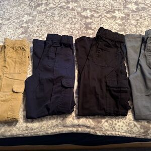 Boys Children’s Place Cargo Pants Set - Black, Navy, Gray, Tan